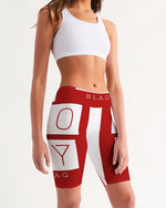 Load image into Gallery viewer, MOXYBLAQ  Women's Mid-Rise Bike Shorts
