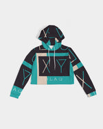 Load image into Gallery viewer, MOXYBLAQ melo Dip Women's Cropped Hoodie
